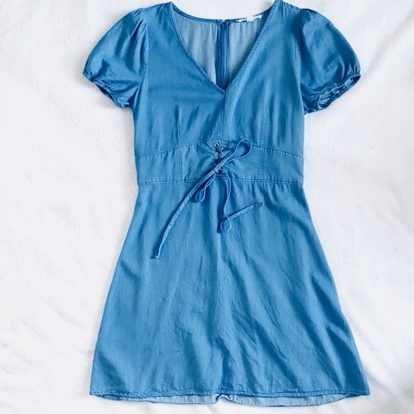 Blu Pepper Dresses | Blu Pepper Day to Day Chambray Dress | Color: Blue | Size: S | Pm-98082660'S Closet